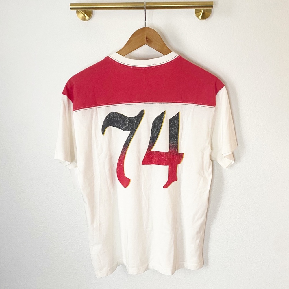 NWT Daydreamer Dream On Varsity Tee in Vintage White - Size Small - Picture 8 of 13